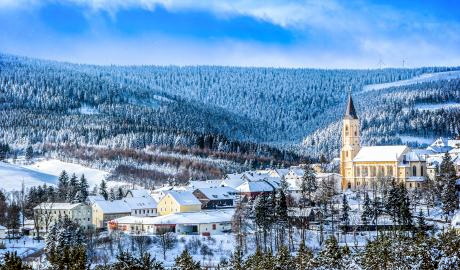 Urlaub Deutschland Reisen - Winterzauber  am Fichtelberg