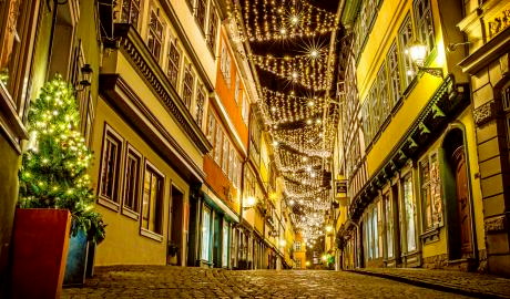 Urlaub Deutschland Reisen - Weihnachten liegt in der Luft – Weihnachtsmarkt Erfurt