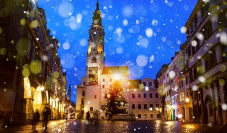Urlaub Deutschland Reisen - Besuch Schlesischer Christkindlmarkt Görlitz