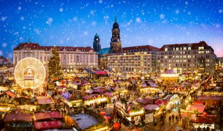 Urlaub Deutschland Reisen - Dresdner Striezel & Weißer Glühwein