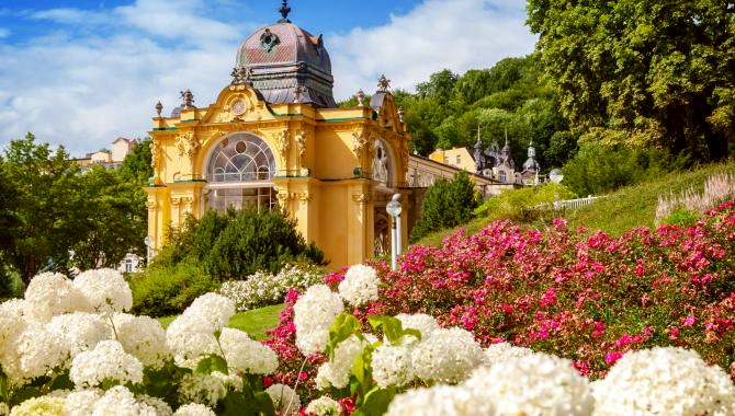 Urlaub Deutschland Reisen - Marienbad mit Miniaturlandschaftspark Park Boheminium