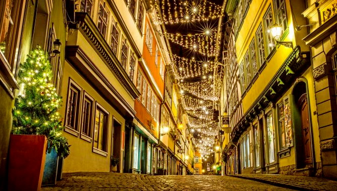 Urlaub Deutschland Reisen - Weihnachten liegt in der Luft – Weihnachtsmarkt Erfurt