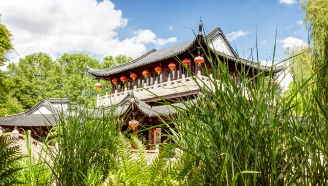 Urlaub Deutschland Reisen - Bundesgartenschau -  Wurzelschlagen in Mannheim